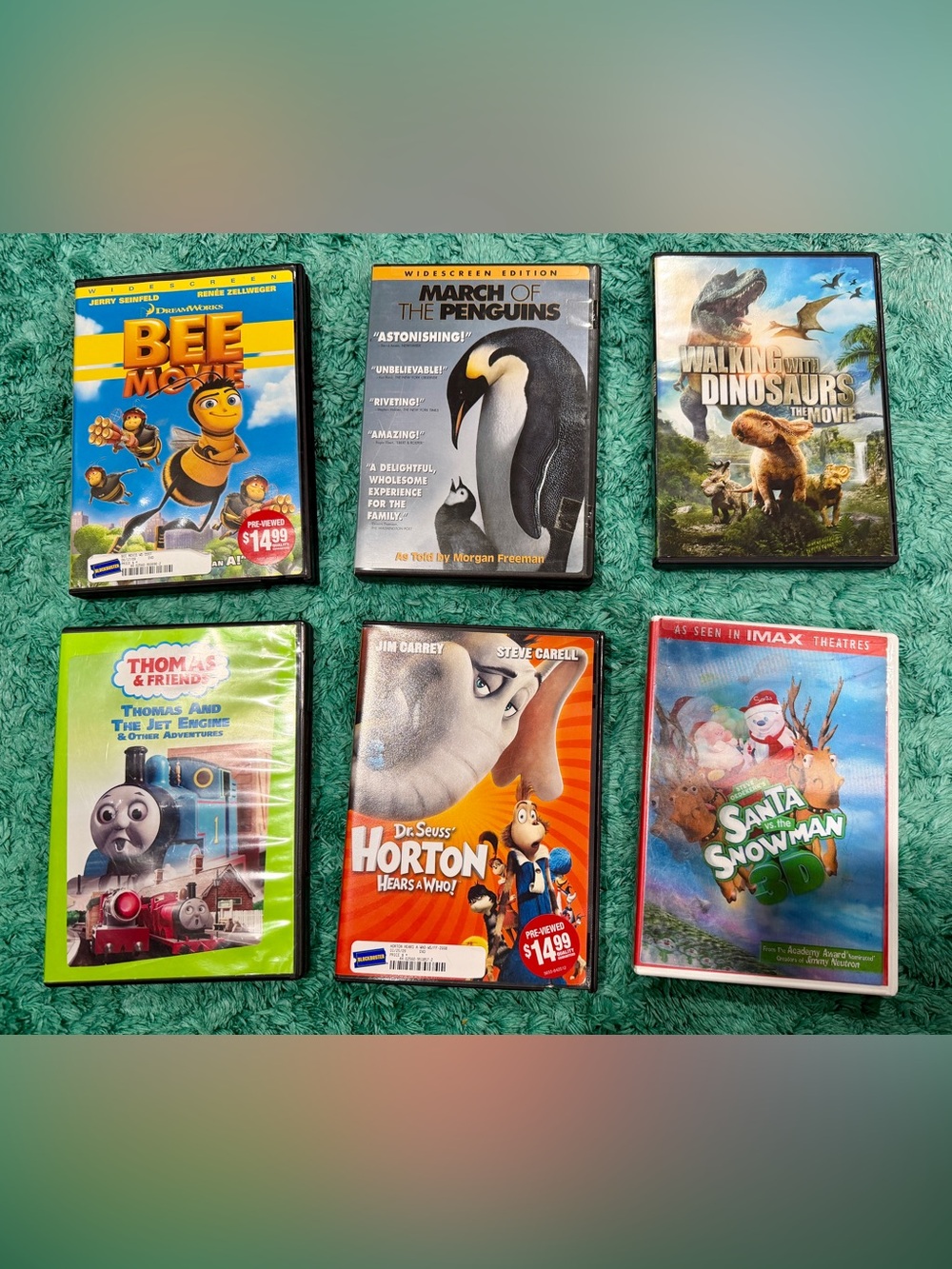 Assorted Animated Kids DVD - Blue/Green Packaging